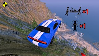 Realistic High-Speed Car Crashes in BeamNG.drive #84 | Ultra Detailed Crash Compilation