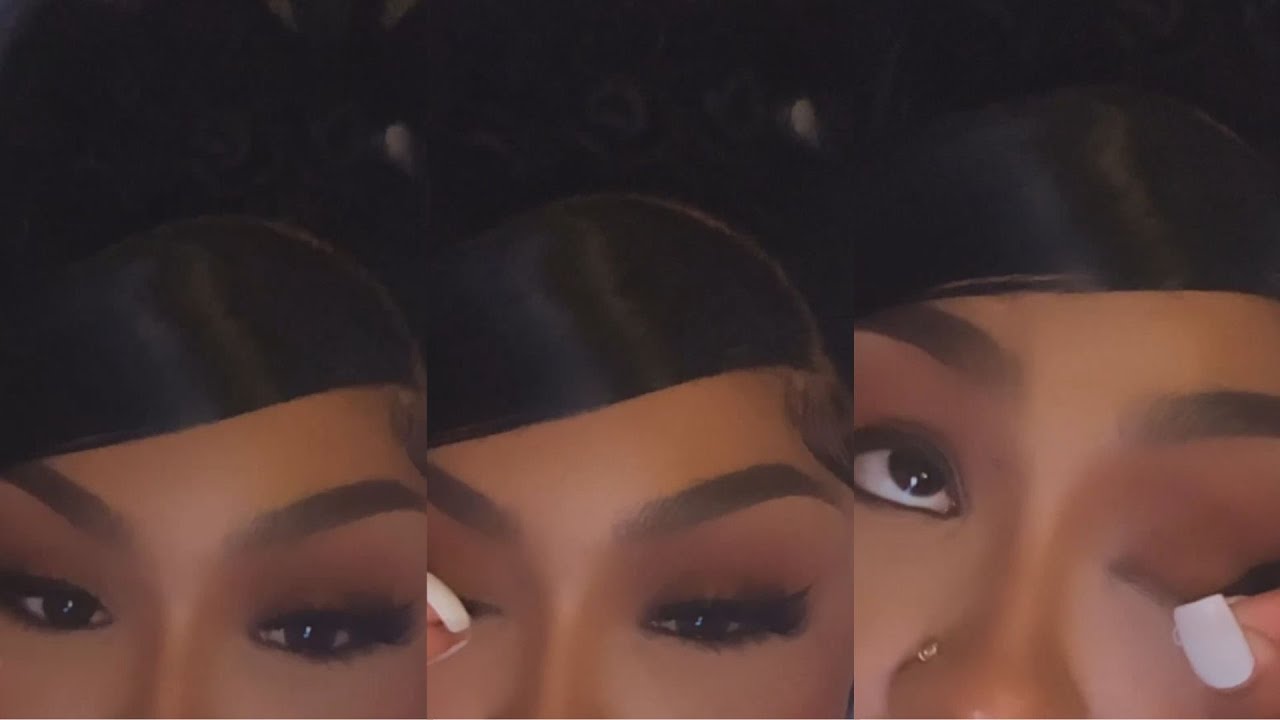 Ari Fletcher Shows How She Removes Her Lashes