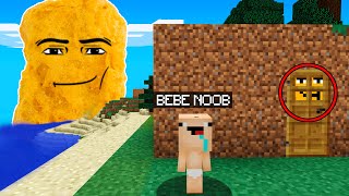 BEBÉ NOOB vs GEGAGEDIGEDAGEDAGO en Minecraft 😱 TROLL + ROLEPLAY