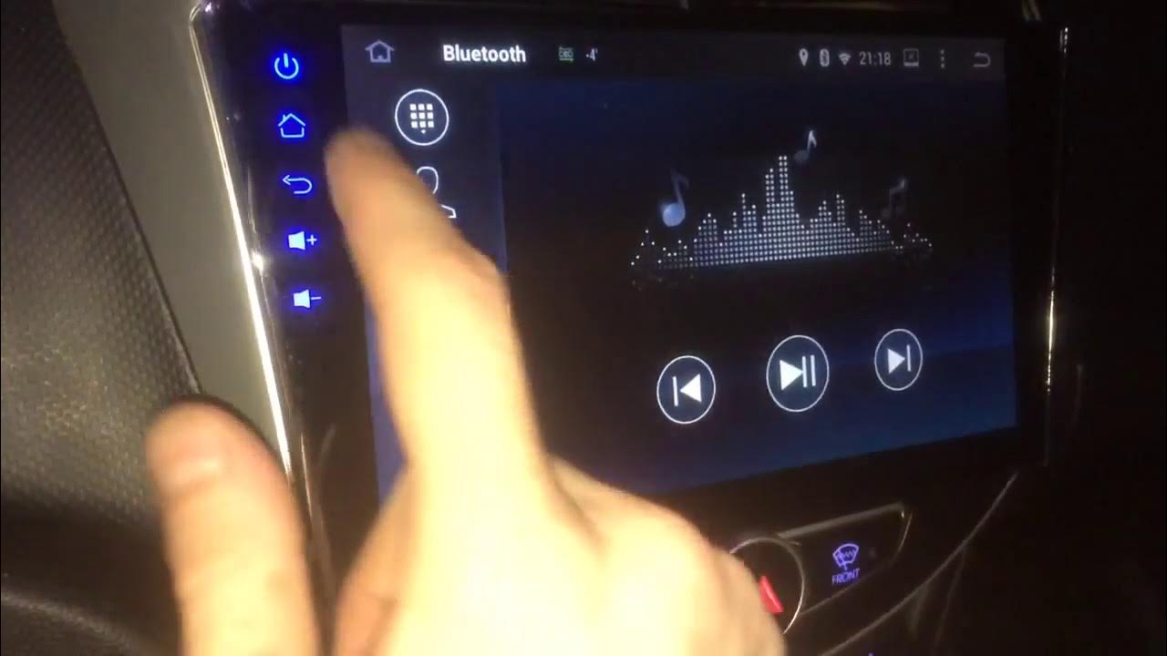 Мультимедийная система android 4.4.4 Hyundai Solaris - YouTube