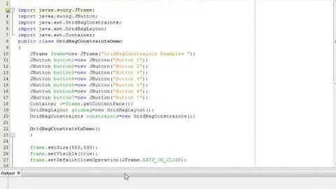 Java Programming Tutorial -GridBagConstraints-39- int gridx and gridy