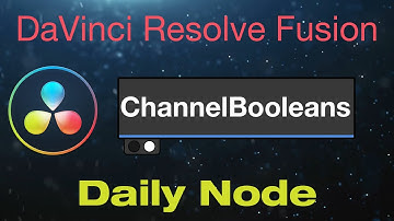 DaVinci Resolve Fusion Channel Booleans Node