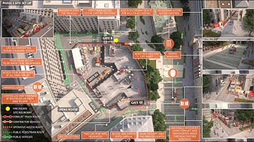 Construction and Logistics graphics for bid Submissions