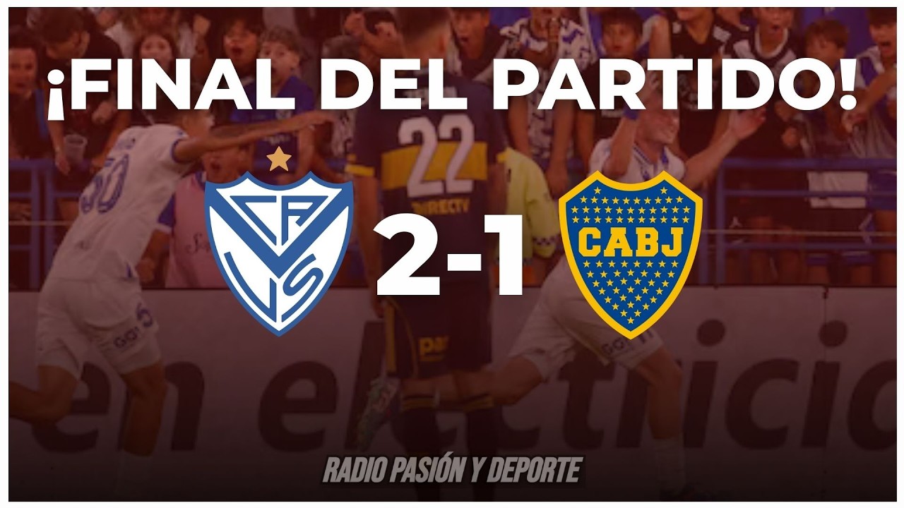 🔴 BOCA NO PUEDE DE VISITANTE Y PERDIÓ ANTE VÉLEZ