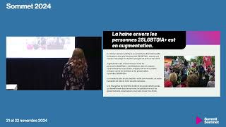 Augmenter le pouvoir du Mouvement | Fae Johnstone
*Augmenter le pouvoir du Mouvement : stratégies, meilleures pratiques et occasions de répondre à la régression et de promouvoir l’égalité*
Depuis son lancement en mai 2023, la Society of Queer Momentum a joué un rôle essentiel dans la mobilisation des personnes 2SLGBTQIA+ et de leurs allié·e·s en réponse à la haine et à la régression. Au cours de cette séance, nous présenterons les leçons que nous avons tirées et nos idées sur les manières efficaces de s’organiser, de diffuser nos messages et de créer des coalitions. Nous explorerons ce qui est en jeu si les tendances anti-2SLGBTQIA+ se maintiennent, nos stratégies et tactiques d’opposition, ainsi que des solutions pour rassembler les communautés autour d’une même vision d’un monde où les personnes 2SLGBTQIA+ auront accès à la liberté, à l’égalité, à la santé et à la justice sociale.
Cet atelier comprendra une formation pratique sur la diffusion efficace de messages — comment répondre à la désinformation tout en ralliant les personnes extérieures à nos communautés —, les possibilités de défense des droits, et les projets de Queer Momentum pour les prochaines élections fédérales et au-delà.
Les personnes présentes repartiront remplies d’espoir, de courage et de force face à la résurgence du populisme, de la haine anti-2SLGBTQIA+ et de l’extrême droite. Augmenter le pouvoir du Mouvement | Fae Johnstone