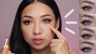Best colour changing contact lenses | Dark Brown eyes to... | GDiipa screenshot 2