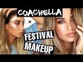 Coachella inspired festival makeup + NEW HAIR!