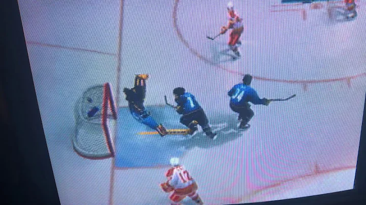 NHL 06 Thrashers at Flames original player Libby W...