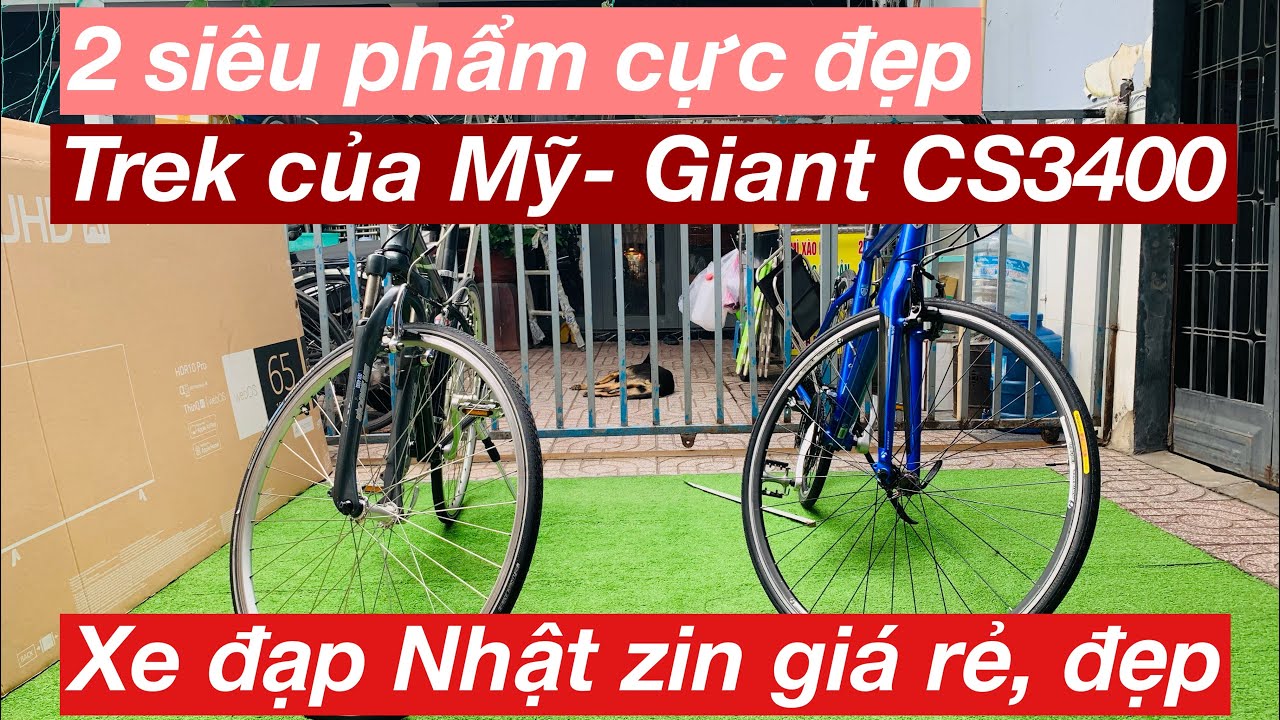Trek Fx 7.4 của Mỹ-Giant CS3400 zin!:lh(0338484135)! - YouTube