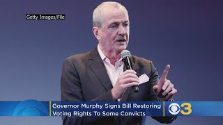 New Jersey Governor Signs Legislation Restoring Voting Rights To Nearly 80,000 Convicts