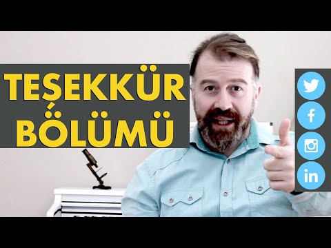 Video: Ebeveynlere Teşekkür Nasıl Yazılır