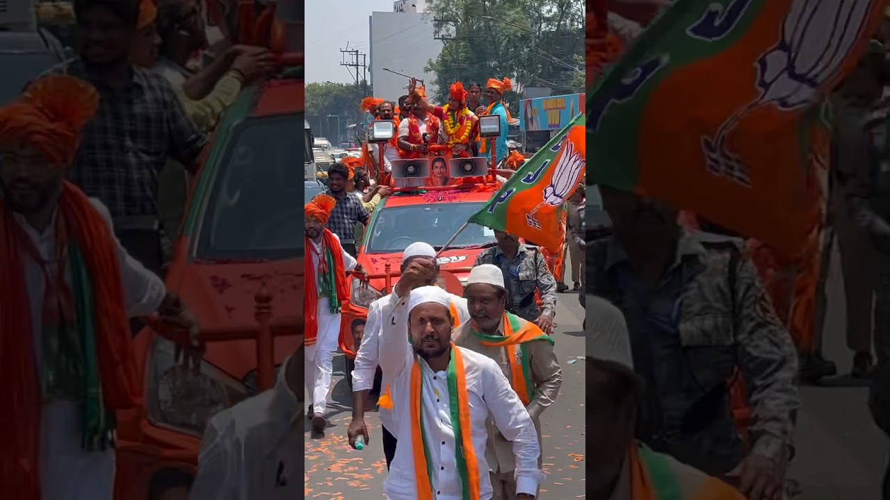 Madhavi Latha Telangana Hyderabad Mp Road Show 