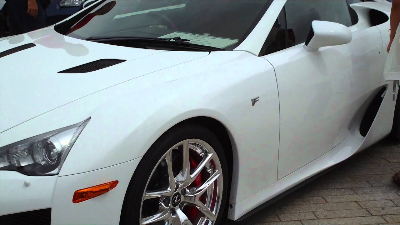 LEXUS LF-A ＠横浜赤レンガ倉庫 その2 - YouTube