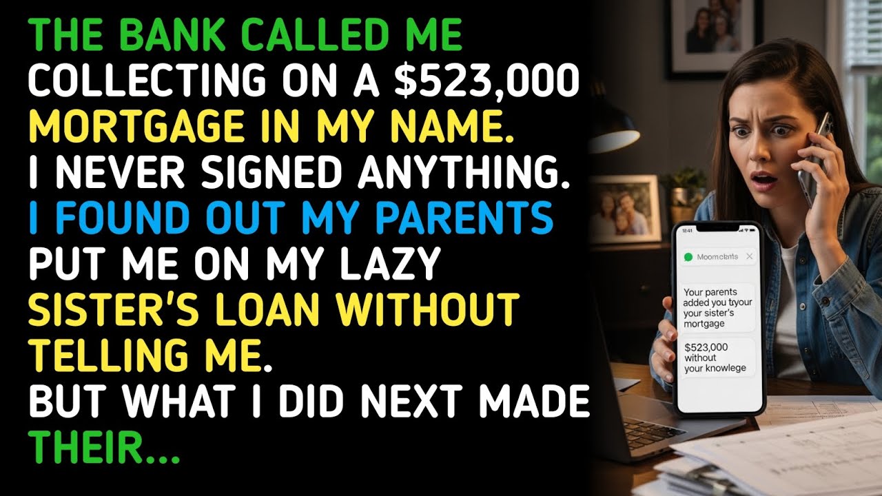 THE BANK CALLED ME COLLECTING ON A $523,000 MORTGAGE IN MY NAME.I NEVER SIGNED ANYTHING.I FOUND... 
