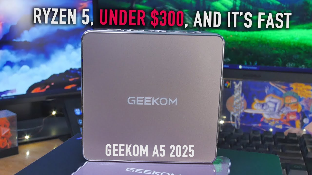 $279 for all this?! Geekom A5 2025 - Ryzen Mini PC - YouTube