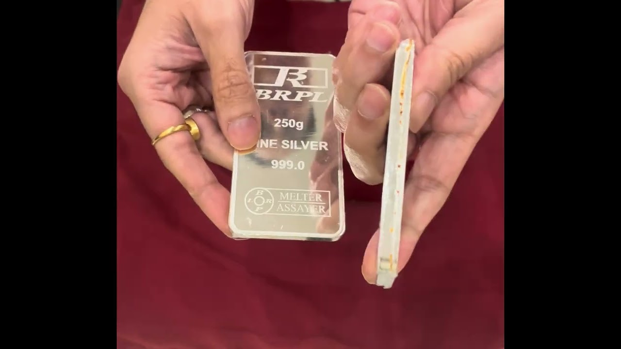 250 Grams Silver Bar BRPL vs MALABAR GOLD @malabargoldanddiamonds 