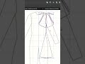 Cómo dibujar un vestido profesional 👗#shorts #affinitydesigner