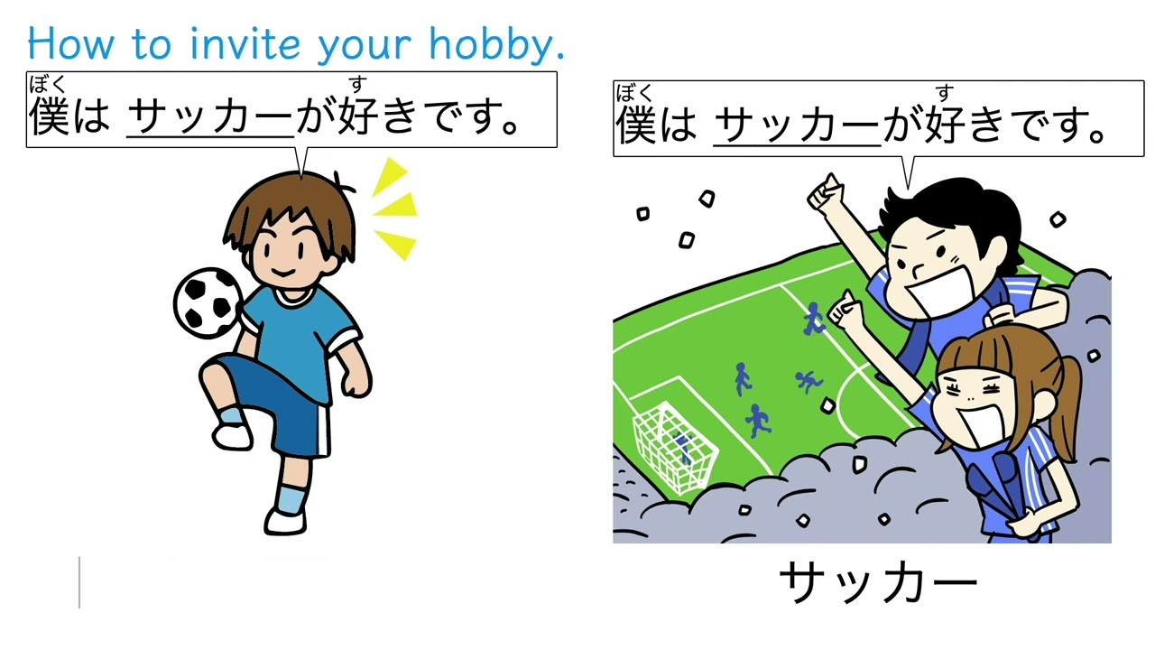 「〜ことが好きです」