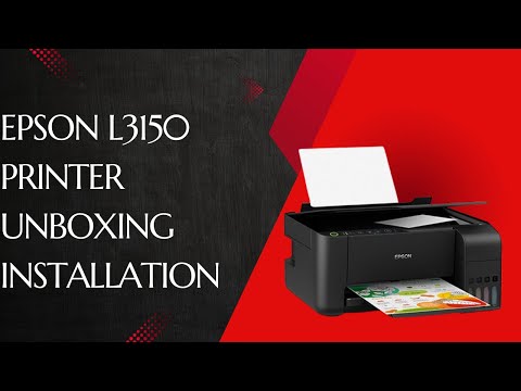 Epson l3150 usb installation