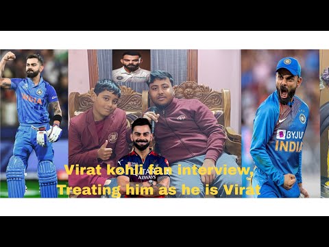 Virat Kohli Fan interview 2026 , Treating the fan as he is Virat . Adarsh | Kushal | Virat Kohli