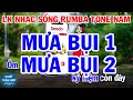 Liên Khúc Karaoke Nhạc Sống Rumba Tone Nam - Mưa Bụi 1 - Mưa Bụi 2