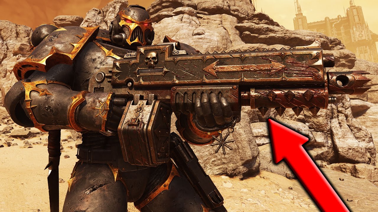 Chaos Explodign Rifle CHAOS HEAVY BOLT RIFLE - Black Legion vs Tyranids - Warhammer 40k ...