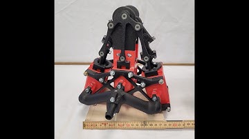 3D-Printed Air Engine with 3 Cylinders