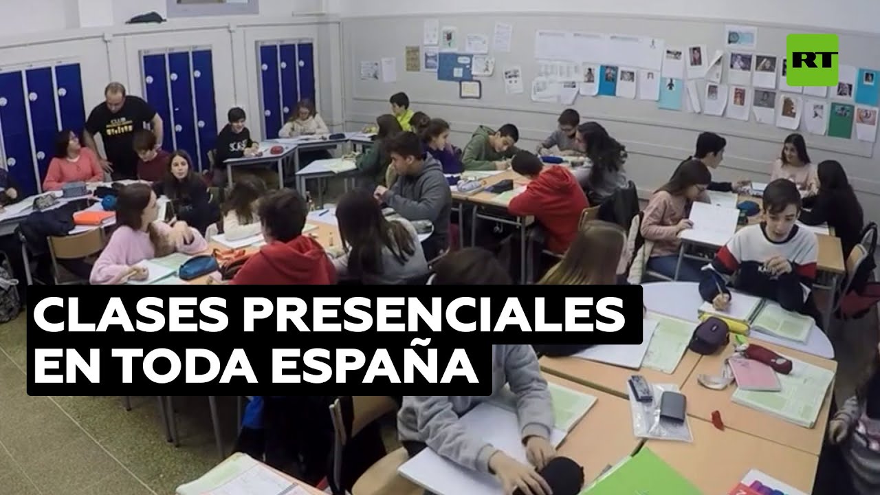 Las clases serán presenciales a partir del 10 de enero en los colegios de  toda España - YouTube