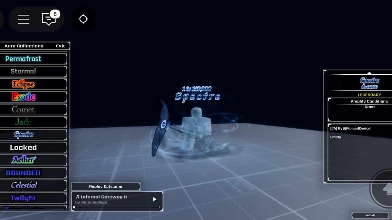 [Roblox]new sols rng aura *SPECTRE* simple show case - YouTube