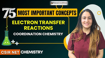 MPC 13 Electron Transfer Reaction (outer sphere mechanism) Most Important Concept CSIR NET Chemistry