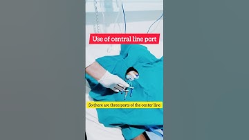 central line port uses #centralline #icu #emergency #nursing
