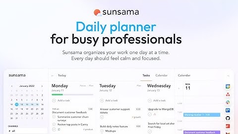 How to use sunsama focus mode #FinishBefore5