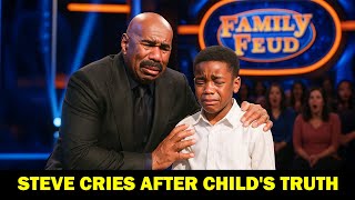 What This Black Child Asked Steve Harvey Will BREAK Your Heart (Everyone Cried)