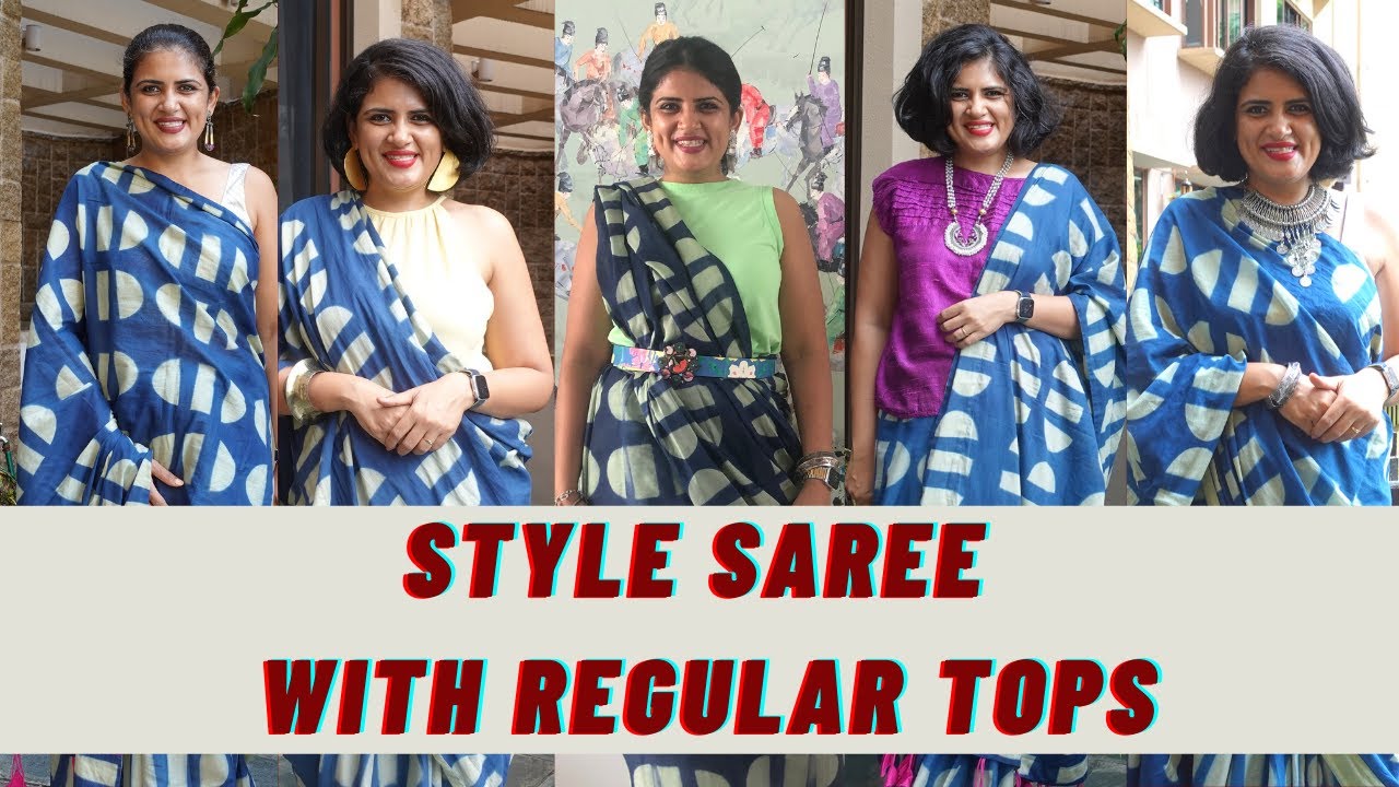 10 Sarees with Crop Tops: Elegant And Sexy Combo Ideas For 2020