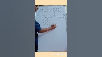 ABCD is a rectangle find X and y