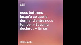 extrait de 2052: resume de dialogue de entre loma et son peuple