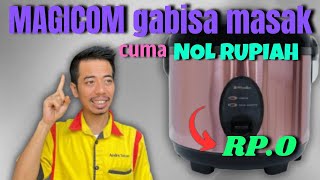ONLY ZERO RUPIAH...❗❗MAGICOM CAN'T COOK