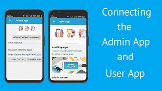 Send updates to user app using admin app