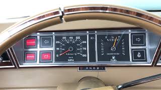 1982 Dodge Aries Cold Start (20° Fahrenheit)