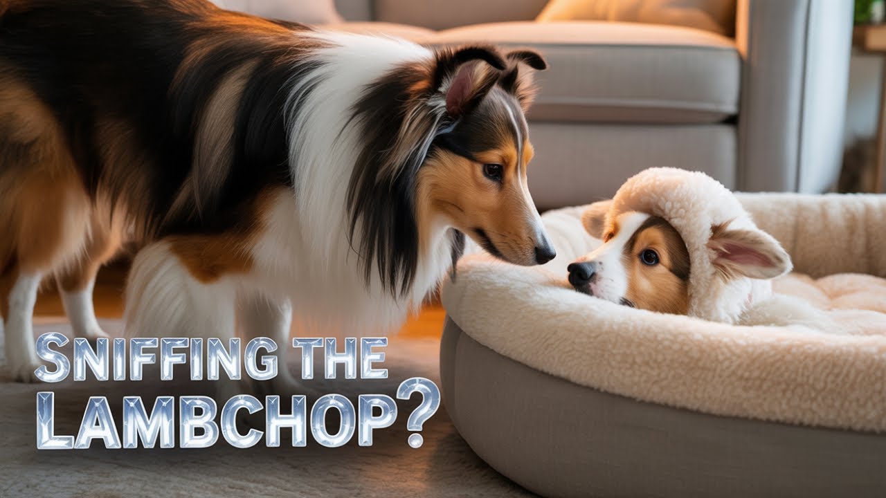 Watch Lyla React to Her Lambchop Bed