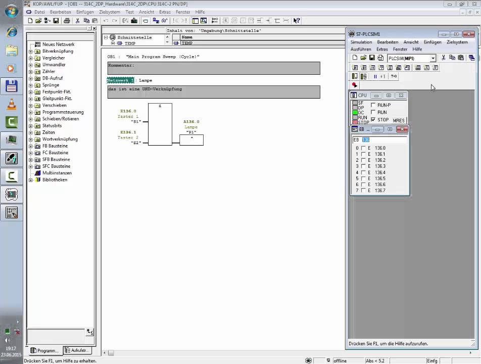 SPS 003 PLC Sim vertikale Bits - YouTube