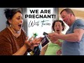 TELLING OUR PARENTS WE'RE PREGNANT WITH TWINS!! *EMOTIONAL*