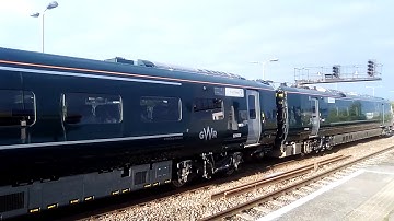 GWR IET 800/3 No. 800306 Departing Taunton - 1/9/18