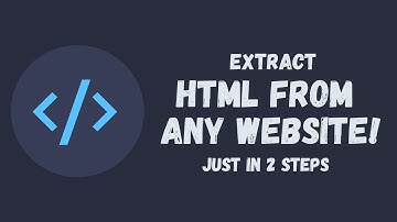 How to find source code of any website in original HTML format