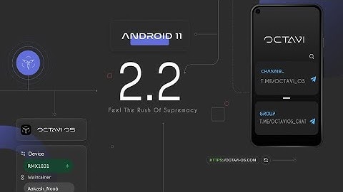 Official Android 11 April update for Realme U1 | Octavi Os 2.2 Official custom rom for Realme U1 |