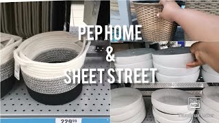 What's IN STOCK at  PEP HOME \& SHEET STREET