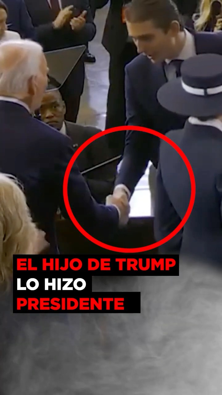 Así fue cómo el hijo de Trump hizo que su papá ganara