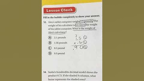 Pg. 140 Multiply decimals with models 5.3d