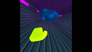 playing cube runner for the first time and. the first thing i did is go to horror