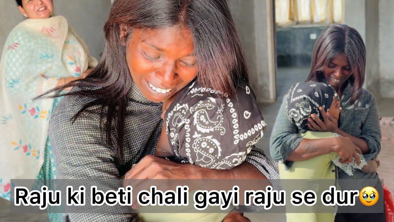 Raju ki beti hogyi raju se dur 🥹😭 || Good bye khushi 👋🏻 || parnaj
